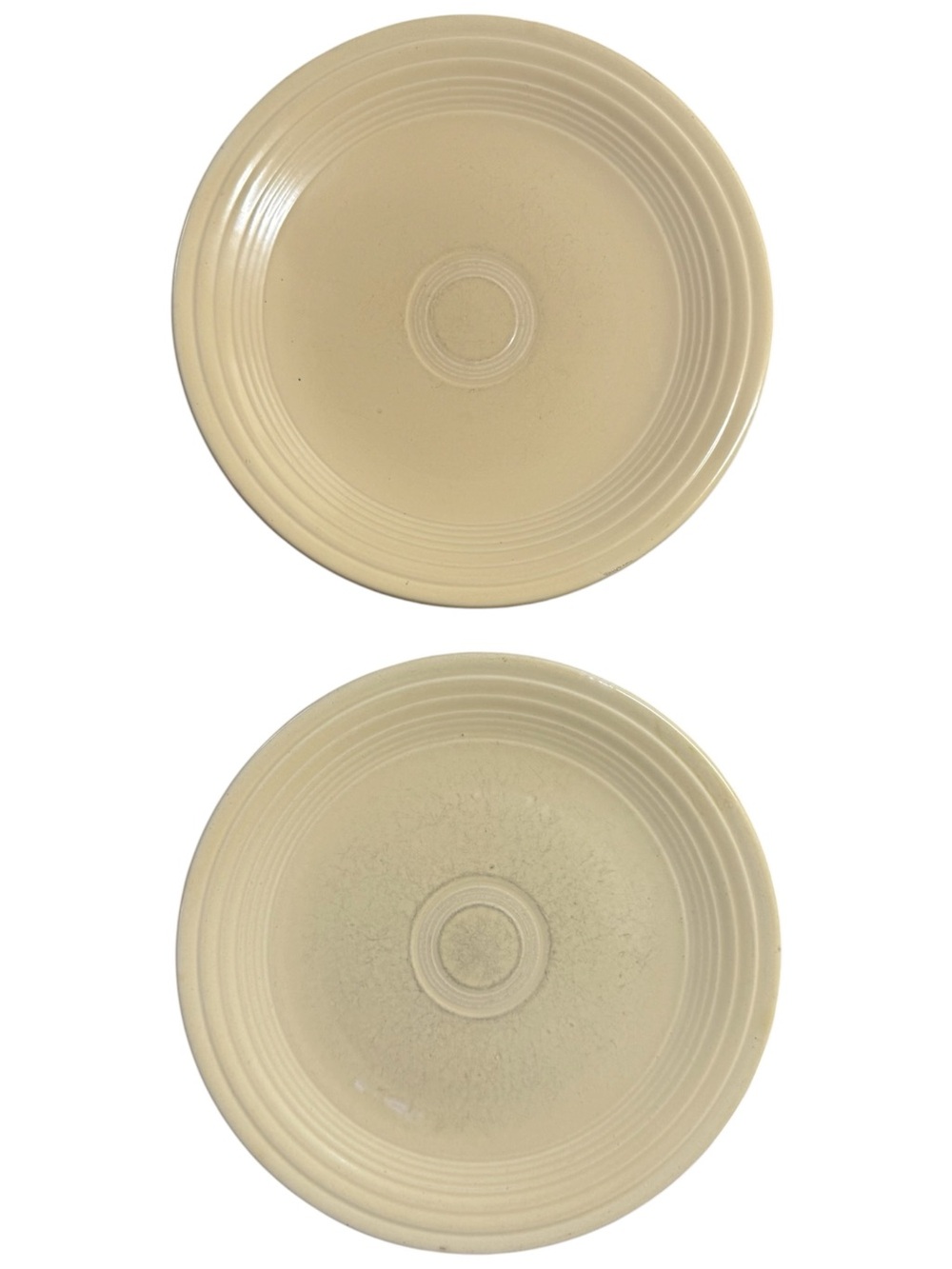 VTG Fiesta Butter Yellow 9.5" Dinner Plates